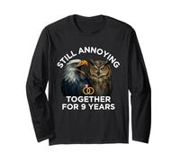Funny 9th Anniversary 9 Years Still Annoying Couple Long Sleeve T-Shirt