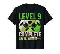Funny 9th Wedding Anniversary Vintage Retro Level 9 Complete T-Shirt
