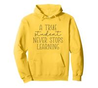 Funny A True Student Maker Never Stops Learning motivational Pullover Hoodie