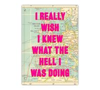 Funny A5 Notebook | Notepad - Real Hackney Dave - 'I Wish I Knew' - Perfect Bound - 96 Feint Lined Pages (48 Sheets) - Witty Amusing Artistic Humour - Creative Gift Ideas For Men Women Friends