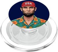Funny Abe Abraham Lincoln 4th Of July Holiday Vacation PopSockets PopGrip for MagSafe