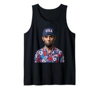 Funny Abe Abraham Lincoln Independence July 4th Vacation Tank Top