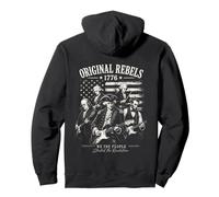 Funny Abraham Lincoln George Washington 4th of July Vintage Pullover Hoodie