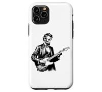 Funny Abraham Lincoln Playing Electric Guitar Case for iPhone 11 Pro
