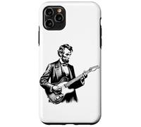 Funny Abraham Lincoln Playing Electric Guitar Case for iPhone 11 Pro Max