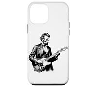 Funny Abraham Lincoln Playing Electric Guitar Case for iPhone 12 mini