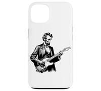 Funny Abraham Lincoln Playing Electric Guitar Case for iPhone 13