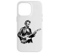 Funny Abraham Lincoln Playing Electric Guitar Case for iPhone 14 Pro Max