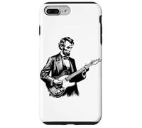 Funny Abraham Lincoln Playing Electric Guitar Case for iPhone 7 Plus/8 Plus