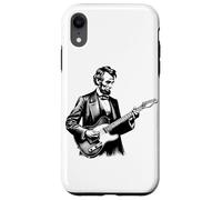 Funny Abraham Lincoln Playing Electric Guitar Case for iPhone XR