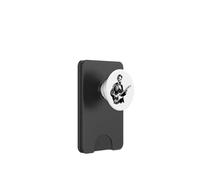 Funny Abraham Lincoln Playing Electric Guitar PopSockets PopWallet for MagSafe