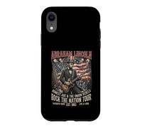 Funny Abraham Lincoln Playing Guitar Rock Band Case for iPhone XR