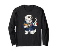 Funny Abruzzo Shepherd Dog Mug Coffee Italy Flag Long Sleeve T-Shirt