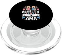 Funny Abuelita Te Ama Spanish Gender Reveal PopSockets PopGrip for MagSafe