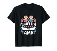 Funny Abuelita Te AMA Spanish Gender Reveal T-Shirt