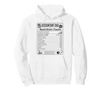 Funny Accountant Dad Nutrition Label Design Father's Day Pullover Hoodie