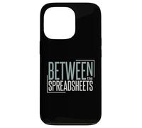 Funny Accounting Pun Between the Spreadhseets Case for iPhone 13 Pro
