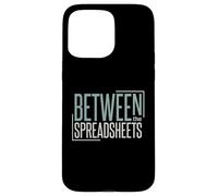 Funny Accounting Pun Between the Spreadhseets Case for iPhone 15 Pro Max