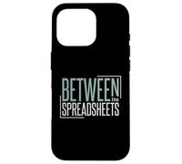 Funny Accounting Pun Between the Spreadhseets Case for iPhone 16 Pro