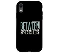 Funny Accounting Pun Between the Spreadhseets Case for iPhone XR