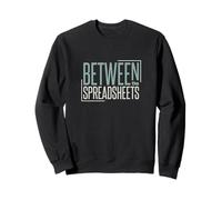 Funny Accounting Pun Between the Spreadhseets Sweatshirt