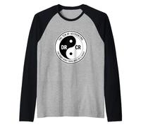 Funny Accounting Saying for Every Debit There Must Credit Raglan Baseball Tee