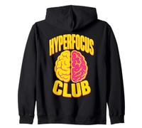 Funny ADHD Awareness Neurodivergent ADHD Zip Hoodie