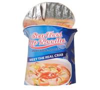 Funny Adult Costumes - Seafood Instant Noodles Jumpsuit | Dressing Prank Funny Outfit for Women Men Parties Cosplay Stage Performance Gathering Home Event