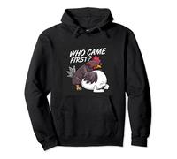 Funny Adult Humor Jokes Who Came First Chicken Or Egg Pullover Hoodie