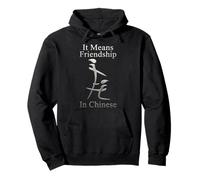 Funny Adult Humor Sarcastic It Means Friendship In Chinese Pullover Hoodie