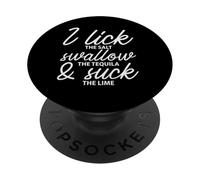 Funny Adult Inappropriate Humor I Lick Swallow & I Suck PopSockets Adhesive PopGrip