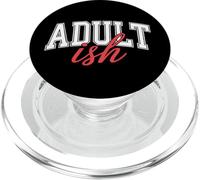 Funny Adult-ish Birthday Humor Varsity Style Graphic PopSockets PopGrip for MagSafe