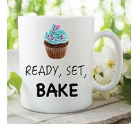 Funny Adult Novelty Mug Ready Set Bake Baker Birthday Ceramic Cup Gift WSDMUG376