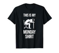 Funny Adult This Is My Monday Wear T-Shirt
