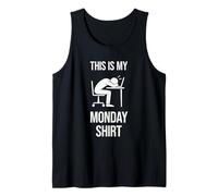 Funny Adult This Is My Monday Wear Tank Top