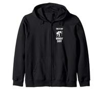Funny Adult This Is My Monday Wear Zip Hoodie