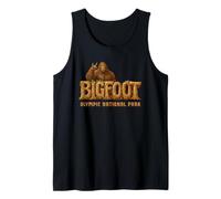 Funny Adventure Sasquatch Bigfoot Olympic National Park Tank Top
