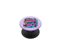 Funny Aesthetic Retro Boombox Take Me Back to the 80's PopSockets Adhesive PopGrip