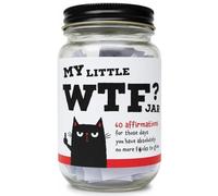 Funny Affirmation Jar: 60 Badass Self-Care Quotes, Daily Motivation Notes for Adults, Dark Humor Encouragement Cards, Sarcastic Daily Affirmation Cards in a Jar, Stress Relief & Gag Gift (1PC)