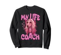 Funny Afghan Hound s Life Coach s Elegant Afghan Dog Sweatshirt