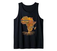 Funny Africa Tribal Geometric Map Vector Roots Tank Top