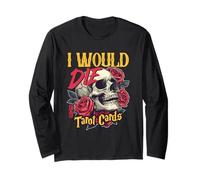 Funny Afterlife Humor Tarot Card Sarcastic Mystic Occult Long Sleeve T-Shirt