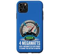 Funny AI 4 Megawatts GPU Power Web Critical Meter Tech Humor Case for iPhone 11 Pro Max