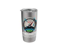 Funny AI 4 Megawatts GPU Power Web Critical Meter Tech Humor Stainless Steel Insulated Tumbler