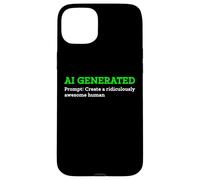 Funny AI Generated Create Ridiculously Awesome Human Cool Case for iPhone 15 Plus