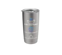 Funny AI Morning Routine Cold Plunge Agentic Workflow Stainless Steel Insulated Tumbler