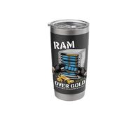 Funny AI RAM Over Riches Data Center Server Admin Tech Stainless Steel Insulated Tumbler