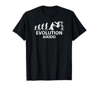 Funny Aikido Evolution & Martial Arts Karate Gift Men Women T-Shirt