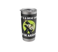 Funny Aikido Stainless Steel Insulated Tumbler