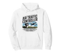 Funny Air Traffic Controller Because Even Pilots Need Heroes Pullover Hoodie